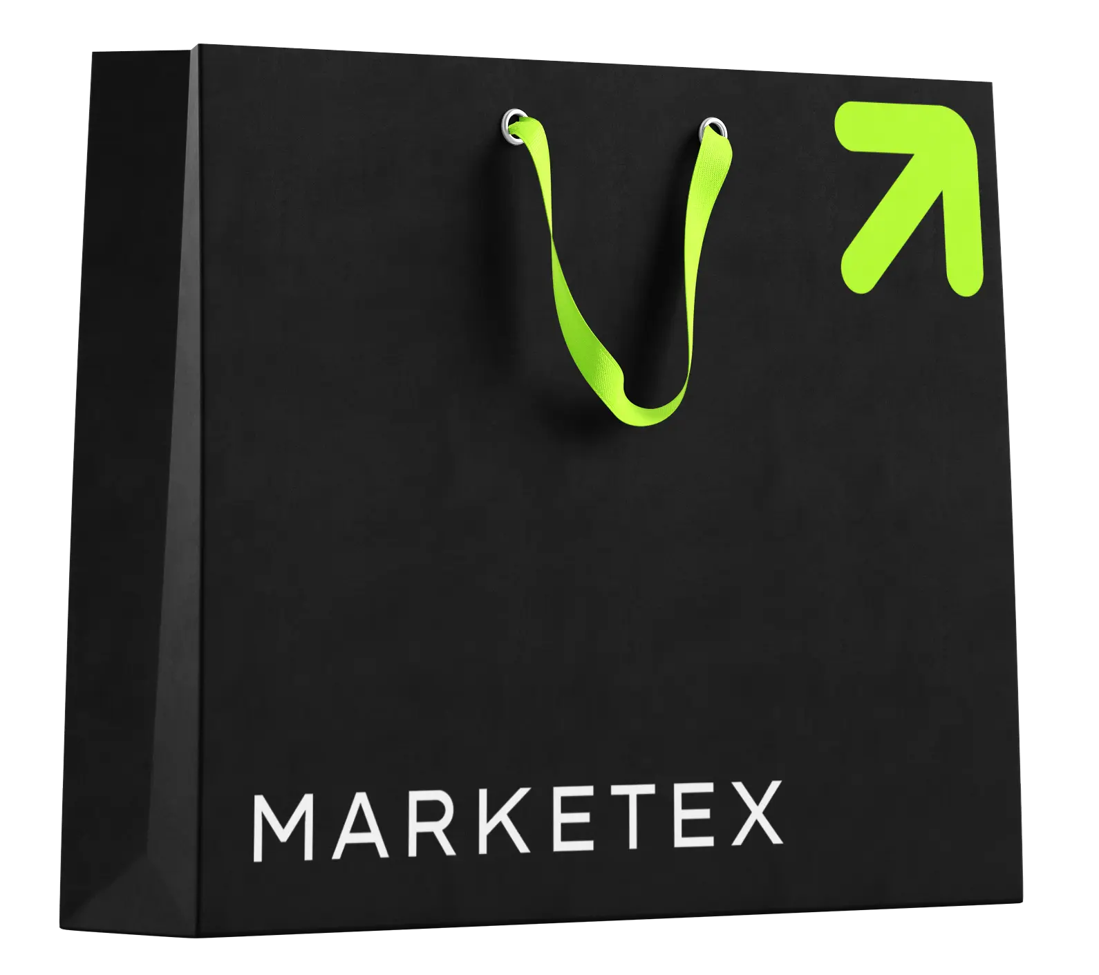 A bag with Marketex Logo